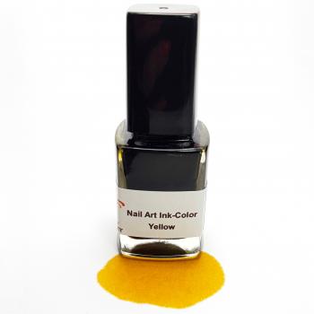 Nail Art Ink-Color Yellow, 12 ml